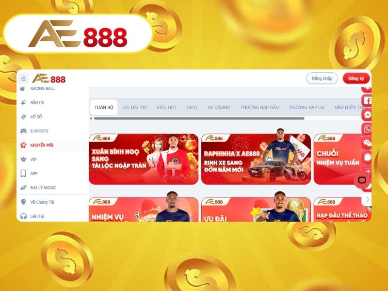 Giao dịch thanh toán tại sân chơi AE888